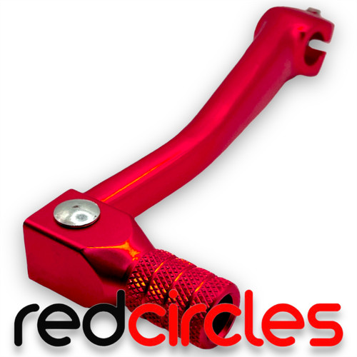 Red pit dirt - bike, lever